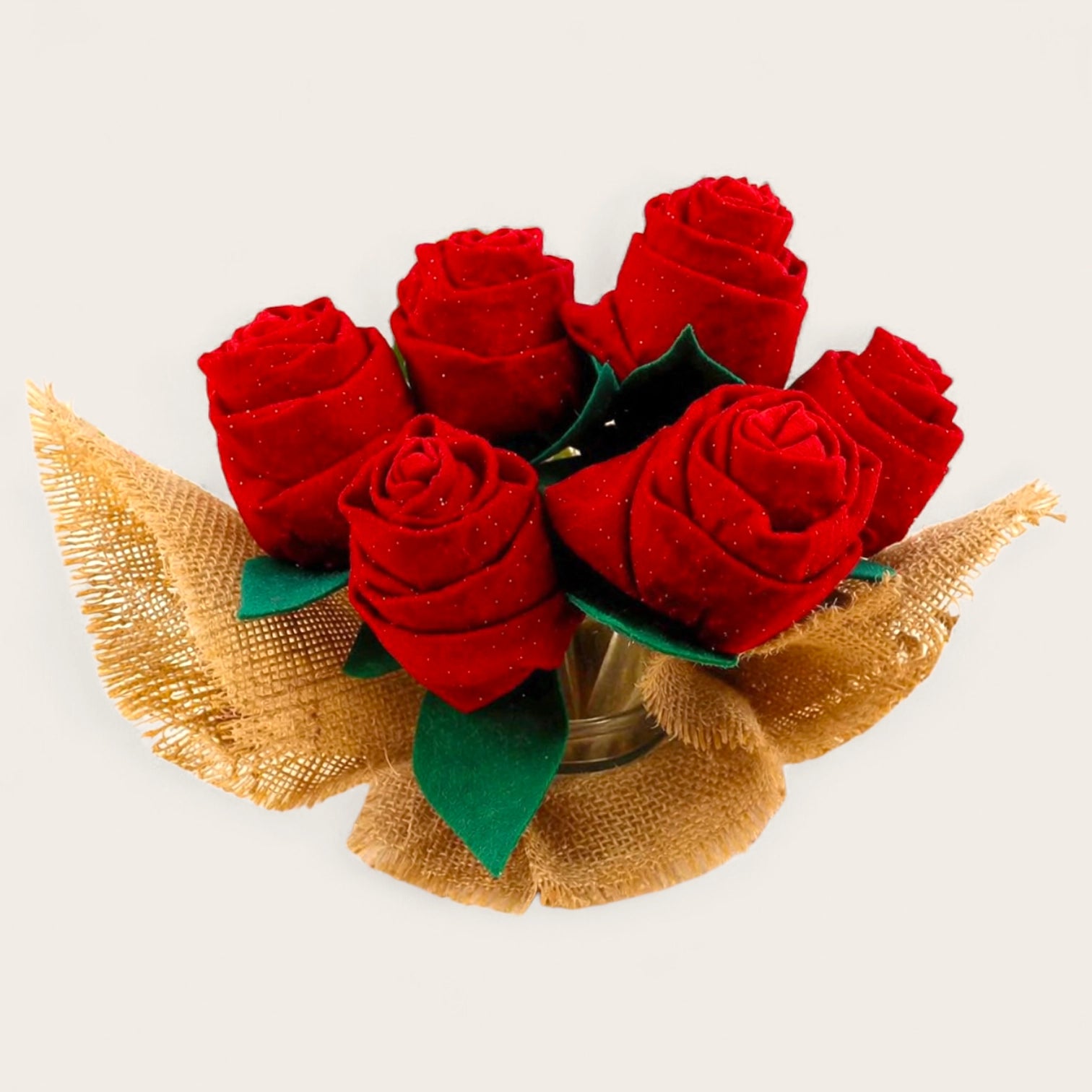 Ramo de 6 Rosas Eternas Artesanales con Perfume